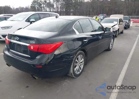 2017 Infiniti Q50 3.0T Premium z USA, uszkodzony, nr VIN JN1EV7AP8HM733934